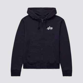 Толстовка Small Logo Full-Zip hoodie (Alpha Industries)