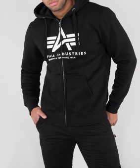 Толстовка Basic Zip Hoodie (Alpha Industries)