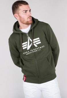 Толстовка Basic Zip Hoodie (Alpha Industries)